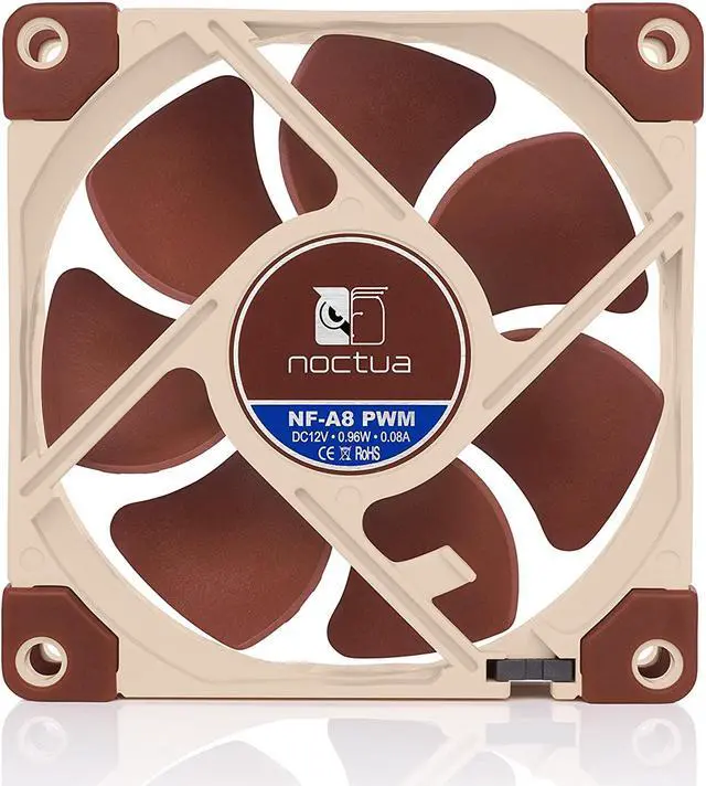 Alt view image 4 of 6 - Noctua AAO Frame Design, SSO2 Bearing Premium Quality Quite Fan NF-A8 PWM