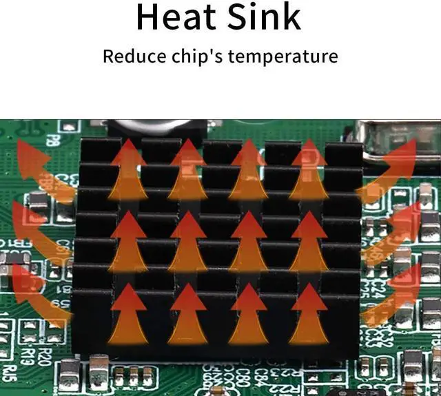 Alt view image 14 of 14 - I/O Crest 4 Port SATA III PCI-e 2.0 x1 Controller Card Marvell 9215 Non-Raid with Low Profile Bracket SI-PEX40064