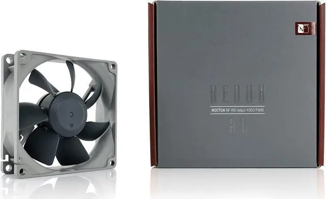 Alt view image 3 of 4 - Noctua NF-R8 redux-1800 PWM, High Performance Cooling Fan, 4-Pin, 1800 RPM (80mm, Grey)