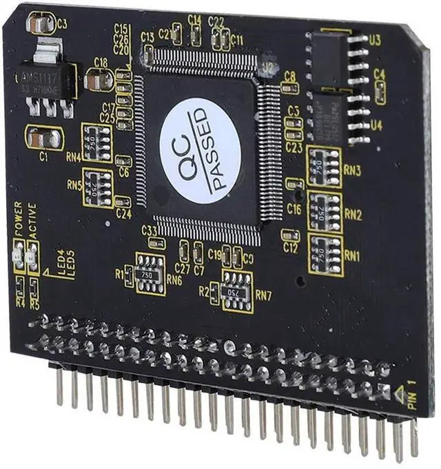 Alt view image 5 of 5 - fosa Micro SD to IDE Adapter with Two Main Control Chips and SD Card Socket, Micro SD/TF Memory Card to IDE 44Pin/2.0mm Male Adapter for DOS/Windows/Linux DMA Ultra DMA Mode