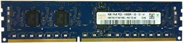 Main image of HYNIX HMT451R7AFR8C-RD 4GB SERVER DIMM DDR3 PC14900(1866) REG ECC 1.5v 1RX8 240P 512MX72 512mX8 CL13