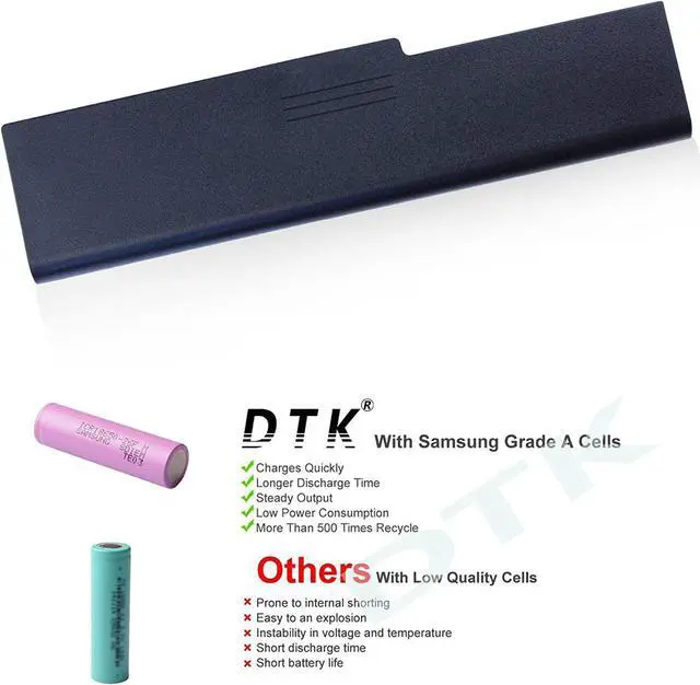 Alt view image 3 of 7 - PA3817U-1BRS PA3817U-1BAS Dtk Laptop Battery for Toshiba Computer PA3818U PA3819U-1BRS L755 C655 M645 L750P L600 L675 L675D L700 L745 L750D L755D M640 P745 Notebook