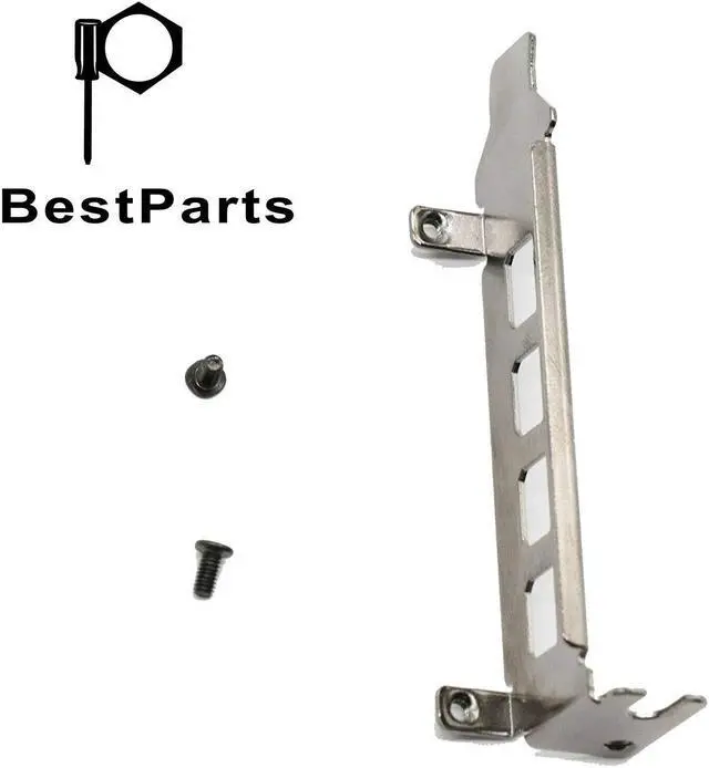 Alt view image 3 of 4 - BestParts New Generic Low Profile Bracket for NVIDIA Quadro K1200 NVS 510 P400 P600 P1000 with Screws