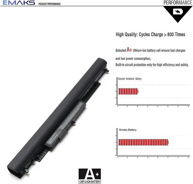 Alt view image 4 of 7 - Emaks 807956-001 HS03 HS04 for HP Pavilion 15 15-BA 15-AY 15-AF 15-AC:15-ay039wm 15-ay041wm 15-ay191ms 15-ay009dx 15-ay068nr 15-ay021ds 15-ay169nr 15-ay075nr ay052nr ay103dx 17-X051NR (Laptop Battery)