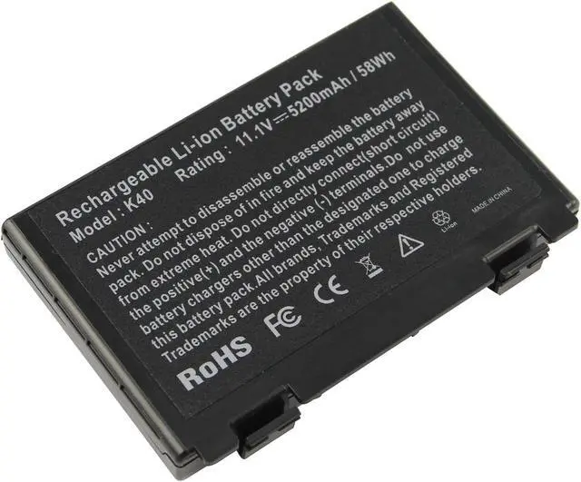 Main image of Futurebatt 11.1V 58Wh A32-F82 Laptop Battery For Asus K40 K40lJ K40lN K40E K50 K50I K50IJ K60 K61IC K60IJ K70 F52 F82 P50 P81 PR05C PR065 X5D X65 X66 X8A X8B X8D Fits P/N A32-F52 L0690L6 L0A2016