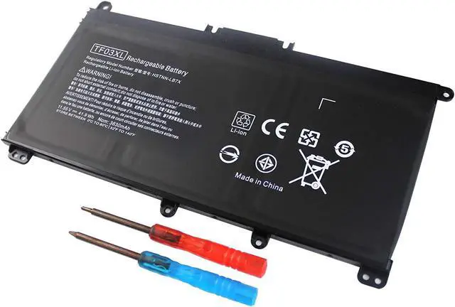 Alt view image 2 of 7 - TF03XL 920070-855 Battery for HP Pavilion 17 15 14 17-AR050WM 15-CC023CL 15-CC050WM 15-CC060WM 15-CC123CL CC563ST 15-CD040WM 17-AR 15-CC 15-CD 15-CK 14-BF 920046-121 421 541 HSTNN-LB7X IB7Y Laptop