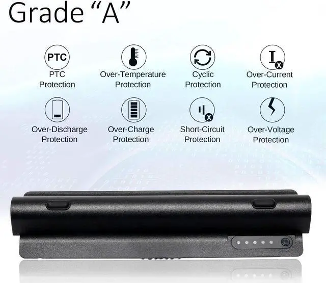 Alt view image 3 of 7 - New 90Wh R795x Laptop Battery Replacement for Dell XPS L702X L701X 17 15 14 1591 L502X L501X L702X L721X fit: 312-1123 312-1127 J70W7 JWPHF WHXY3 Notebook Battery [11.1V 90Wh ]