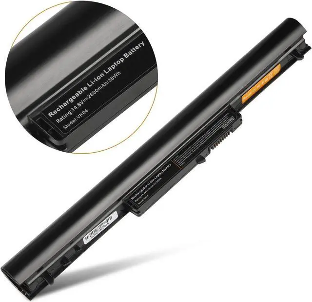 Alt view image 2 of 7 - 38Wh New 695192-001 VK04 Pavilion Touchsmart 14 Sleekbook Battery for HP Pavilion Touchsmart Sleekbook 14-b109wm 14-b124us 14-b120dx 14-b137ca 14-b150us 14-b173cl 695192-001 -High Performance