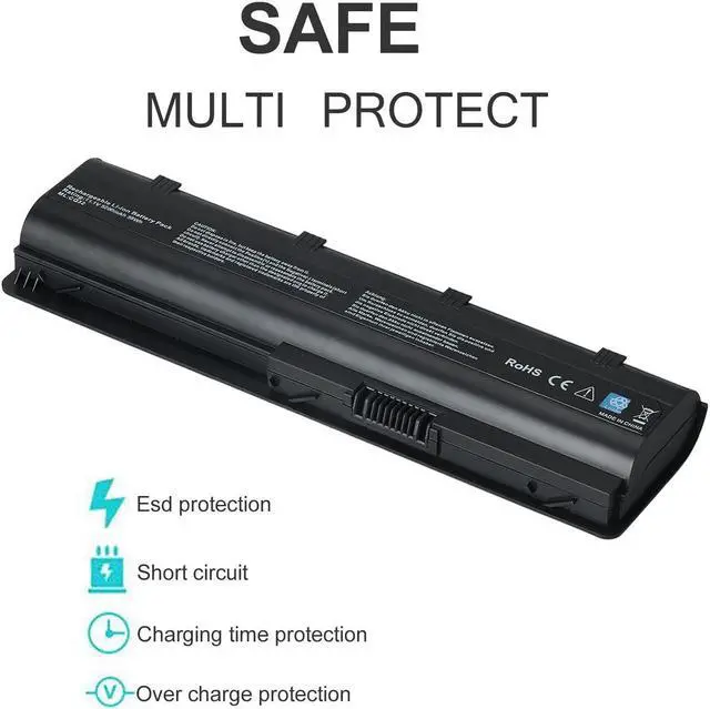 Alt view image 4 of 6 - Alipower 6-Cell MU06 593553-001 New Laptop Battery Replacement for HP G62 G32 G42 G42T G56 G72 G4 G6 G6T G7, Compaq Presario CQ32 CQ42 CQ43 CQ56 CQ62