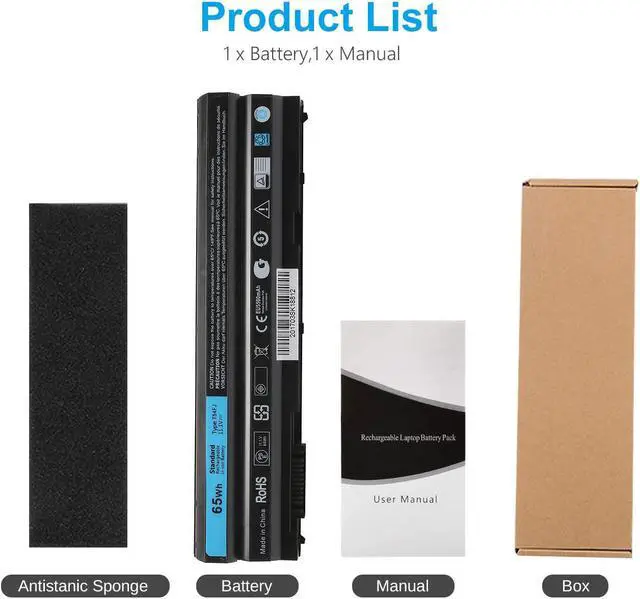 Alt view image 6 of 6 - New E6420 T54FJ Laptop Battery for Dell Latitude E5420 E5530 E6430 E6520 E6530 E6440 E6540 E5430 E5520 Inspiron 15R (5520) 17R (5720) 17R (7720) 15R (7520) P/N:8858X T54F3 M5Y0X P8TC7 P9TJ0 R48V