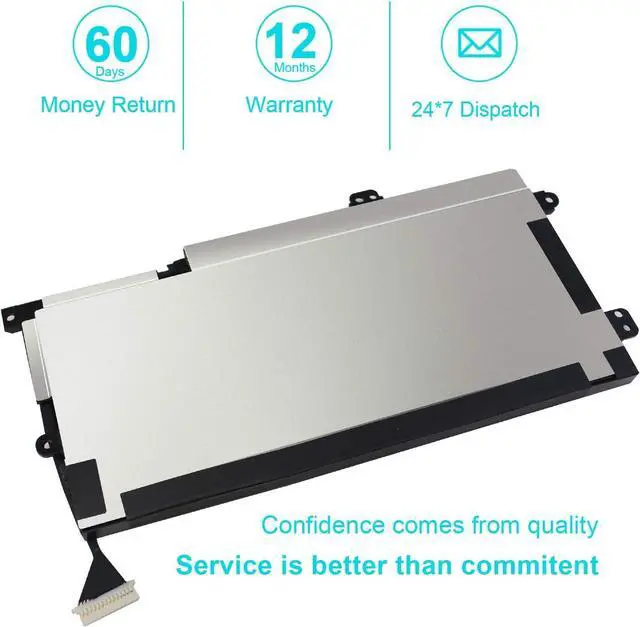 Alt view image 2 of 7 - PX03XL Notebook Battery for HP Envy 14 Touchsmart M6 M6-K M6-K125DX M6-K015DX M6-K025DX M6-K010DX M6-K022DX 14- K112NR 715050-001 714762-1C1 TPN-C109 TPN-C110 TPN-C111-12 Month Warranty