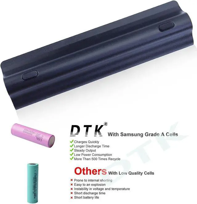 Alt view image 3 of 7 - DTK MU06 593553-001 593554-001 636631-001 Laptop Battery Replacement for HP G62 G72 Pavilion G4 G6 G7 DM4 DV6-3000 DV6-4000 Presario CQ42 CQ56 CQ57 Notebook