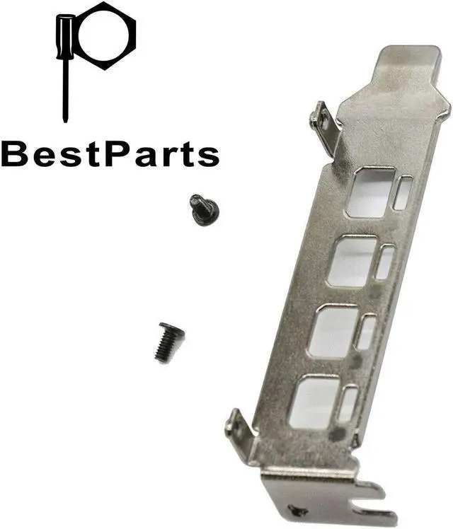 Alt view image 2 of 4 - BestParts New Generic Low Profile Bracket for NVIDIA Quadro K1200 NVS 510 P400 P600 P1000 with Screws