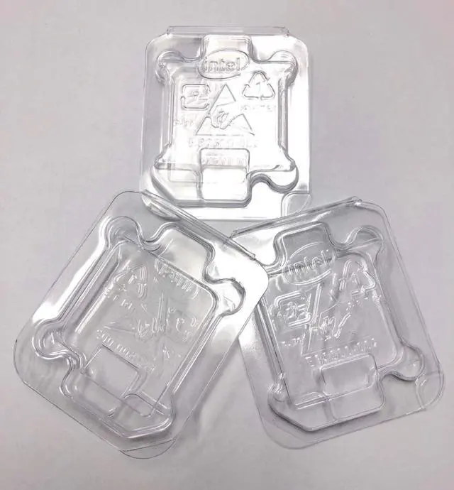 Main image of CPU Plastic Protective Case/Clam Shell for LGA1150/1151/1155/1156 CPU (50PCS)