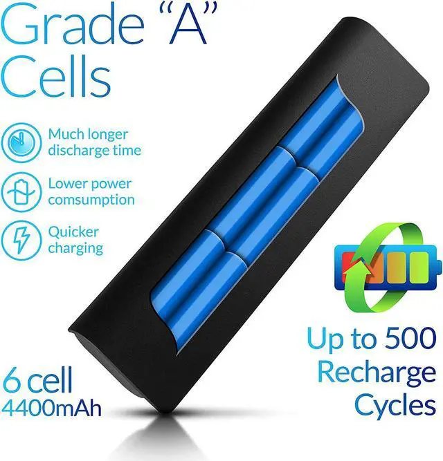 Alt view image 4 of 7 - NinjaBatt Battery for HP 593553-001 636631-001 MU06 MU09 593554-001, HP Pavilion dm4 g4 g6 g7 DV3-4000 DV5-2000 DV6-3000 DV7-6000, HP Compaq Presario CQ42 CQ56 CQ57 CQ62 - High Performance
