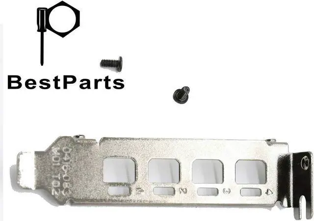 Alt view image 4 of 4 - BestParts New Generic Low Profile Bracket for NVIDIA Quadro K1200 NVS 510 P400 P600 P1000 with Screws