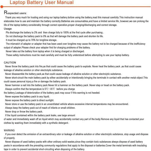 Alt view image 5 of 5 - Fancy Buying C21N1347 Laptop Battery Replacement for Asus X555 X555L X555LA X555LD X555LN A555L K555L Y583LD W519LD K555LD K555LA R556L VM590L Series 2ICP4/63/134 [7.6V/5000mAh/38Wh]