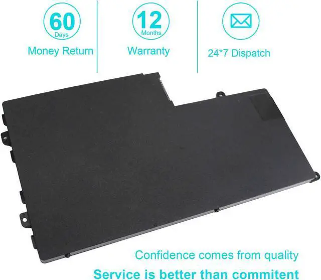 Alt view image 2 of 7 - 43WH TRHFF P39F P49G Notebook Battery for Dell Inspiron 15 5000 Series 15-5547 5547 5548 5545 5542 N5547 N5447 5447 5445 5448 i5547-3750sLV Latitude 14-3450 15-3550 0PD19 1V2F6 DL011307-PRR13G01 P51G