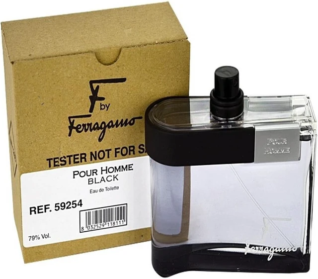 Main image of F by Ferragamo EDT 3.4 oz For Men pour homme black New In TSTR Box No Cap