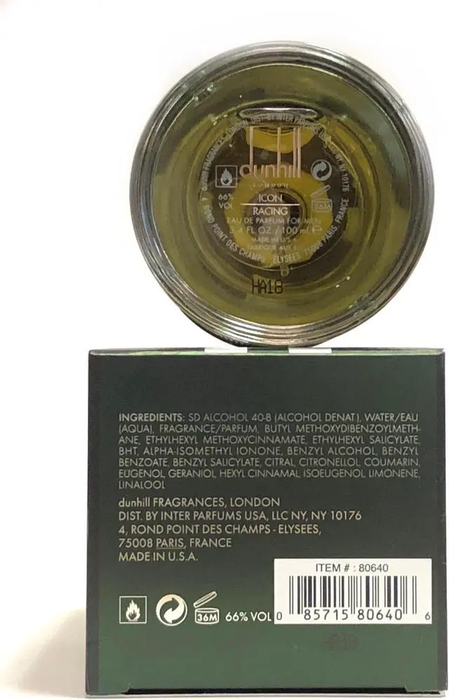 Alt view image 2 of 7 - Dunhill Racing By Dunhill 3.4 Oz /100 Ml Eau De Parfum Spray For Men Sealed New