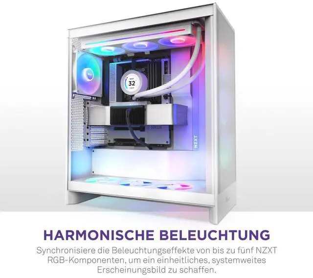 Alt view image 7 of 10 - NZXT Control Hub - Digital RGB Lighting and PWM Fan Speed Controller - Control Up to 5 x PWM Fans or 4 x NZXT Single-Frame Fans - Powered by NZXT CAM Software AC-CRFR1-B1