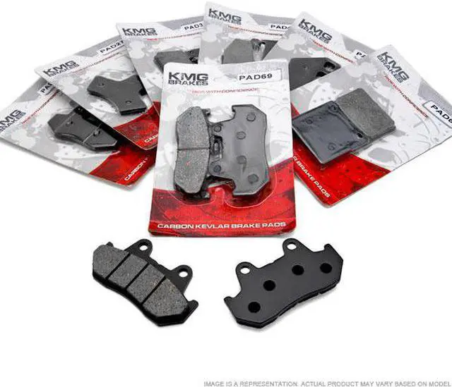Alt view image 4 of 4 - Rear Brake Pads Compatible with 2007-2011 Honda CRF 150 R RB - Non-Metallic Organic NAO Brake Pads Set