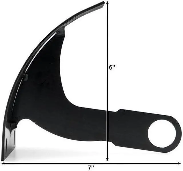 Alt view image 3 of 5 - Motorcycle Verticle Side Mount License Plate Axle Compatible with Harley Davidson Sportster Nightster Roadster 1200