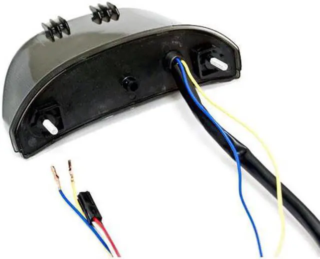 Alt view image 2 of 4 - Smoke LED Tail Light Integrated with Turn Signals Compatible with 2003-2006 Honda CBR 600RR / CBR600RR