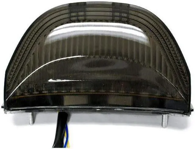 Alt view image 3 of 4 - Smoke LED Tail Light Integrated with Turn Signals Compatible with 2003-2006 Honda CBR 600RR / CBR600RR