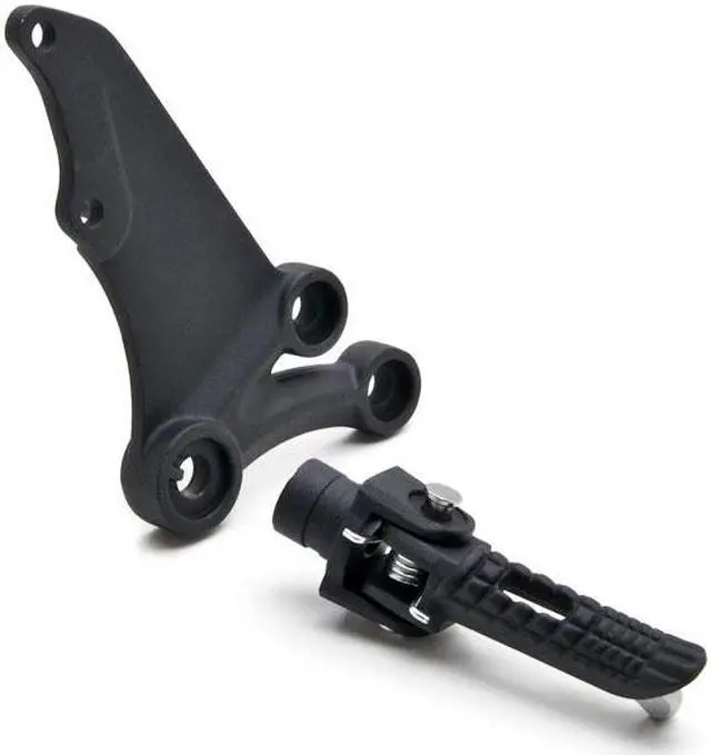 Alt view image 3 of 4 - (Front) Foot Rests Assembly Kit Compatible with Suzuki GSXR 600 2006-2010 / GSXR 750 2006-2008 Frame Fitting Stay Footrests Step Bracket Assembly