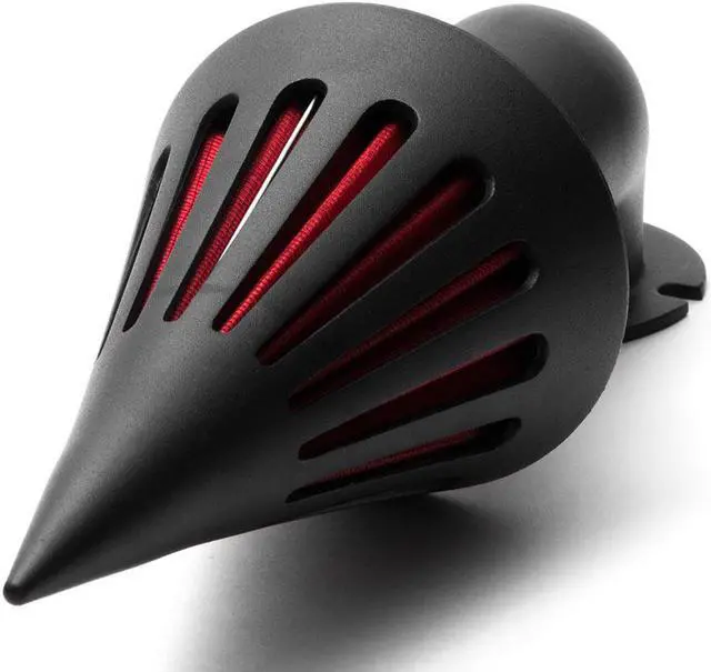 Alt view image 2 of 5 - Black Spike Air Cleaner Intake Filter Compatible with 2000-2006 Harley Davidson XL Models Sportster