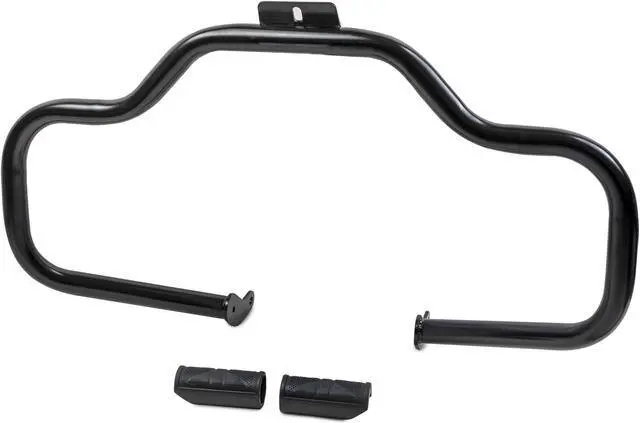 Alt view image 4 of 4 - Engine Guard Highway Mustache Crash Bar Compatible with Harley Davidson Custom Vehicle Operations Fat Boy FLSTFSE2 2006-2006