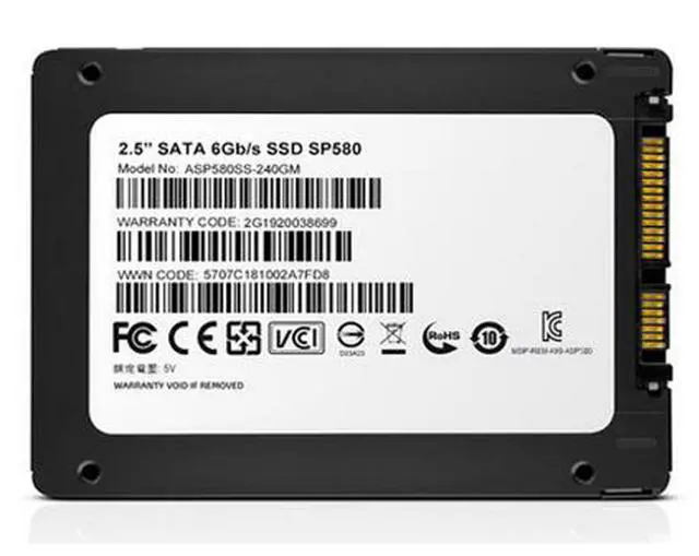 Alt view image 5 of 7 - High Quality ADATA SSD 240GB SP580 Solid State Drive Solid Hard Disk HD Hard Drive Disk SATA3 hdd ssd disk For Laptop Desktop