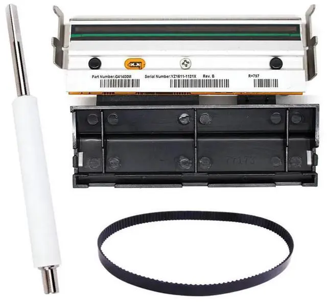 Main image of 1set Printhead Print head+Roller+Printer Belt G79056-1M 79056M Compatible for Ze bra Z4M S4M 203dpi Thermal Label Printer