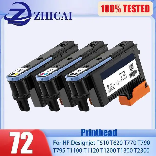 Main image of For HP 72 Printhead hp72 C9380A C9383A C9384A Print Head For HP T770 T790 T1120 T1200 T1300 T620 T610 T1100 T2300 Printer