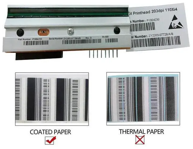 Main image of Printhead For Ze bra 110XI4 200dpi Printer (Only fit for coated paper)