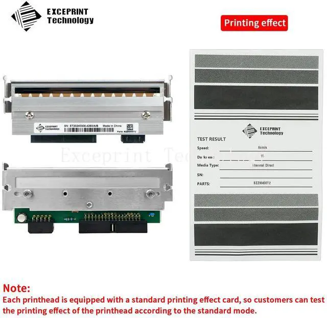 Main image of 79800M 203DPI Thermal Printhead for Ze bra ZM400 Bar code Printer