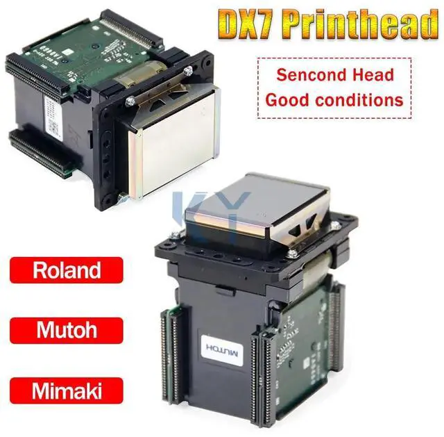 Main image of RE Roland Dx7 Printhead for Roland RF640 VS640 / Bn-20 Mimaki Jv33 Cjv150 CJV300 RE Mutoh Vj1624 DX7 Print head