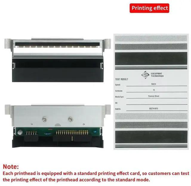 Main image of P1058930-009 ,203dpi Thermal Print Head for Ze bra ZT410 ZT411 Printer Printhead