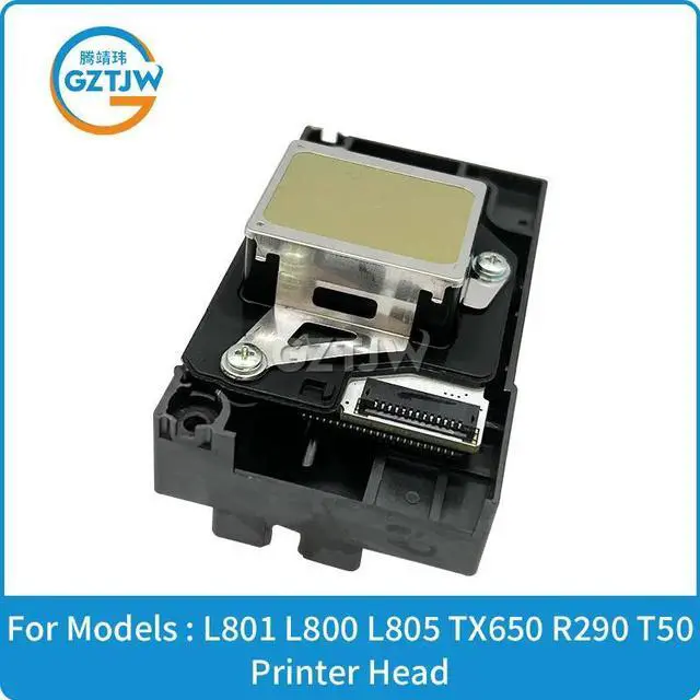 Main image of Replacement Printhead Print Head for Epson L801 L800 L805 801 800 805 TX650 650 R290  290 T50 R330 330 Printer(Black)