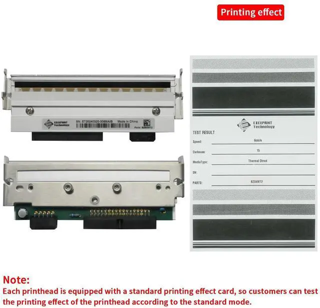 Main image of Brand New G41400M 203dpi Print Head for Ze bra S4M Thermal Bar code Label Printer