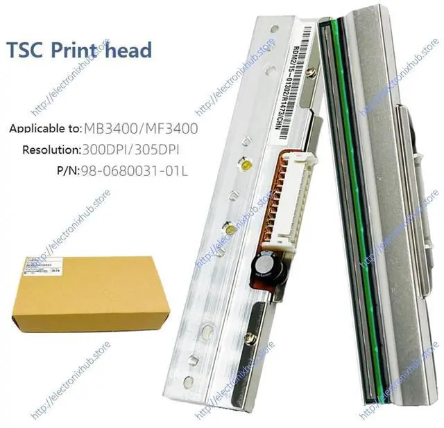 Main image of New Original Thermal Print Head for TSC MB340/MF3400 MB240/MF2400 Printer Bar code Printhead 98-0680031-01L
