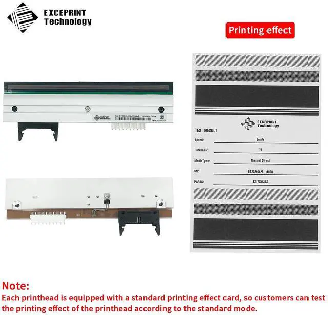 Main image of Brand New 300dpi Print Head for Ze bra 170Xi3 170XiIII 170XiIII Plus 170PAX4 Thermal Bar code Label Printer,P/N:G46500M