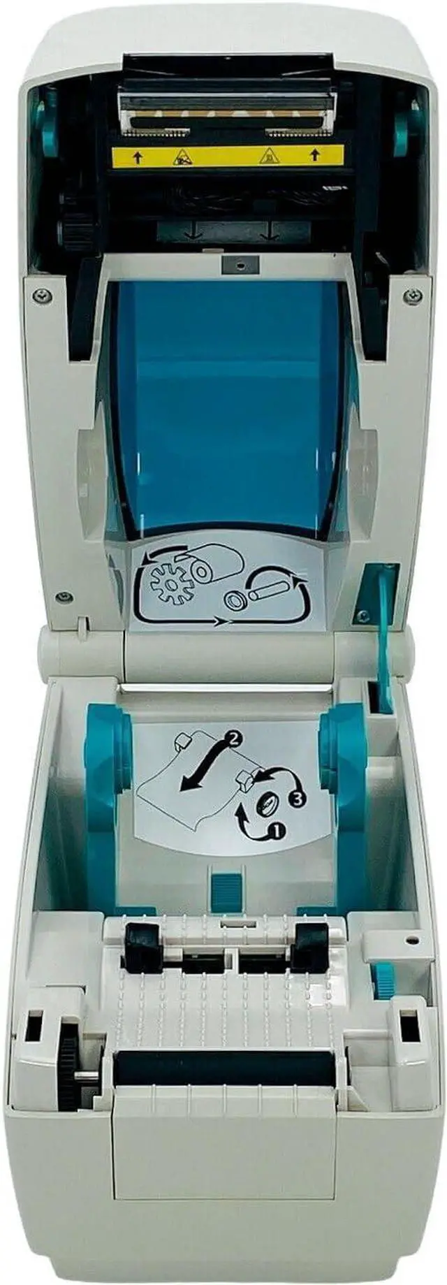 Alt view image 6 of 7 - Ze bra TLP2824 Thermal Transfer Label Printer USB 2824-11100-0001,Bundle with AC Adapter