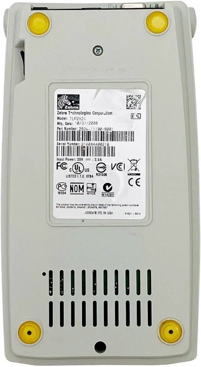 Alt view image 7 of 7 - Ze bra TLP2824 Thermal Transfer Label Printer USB 2824-11100-0001,Bundle with AC Adapter