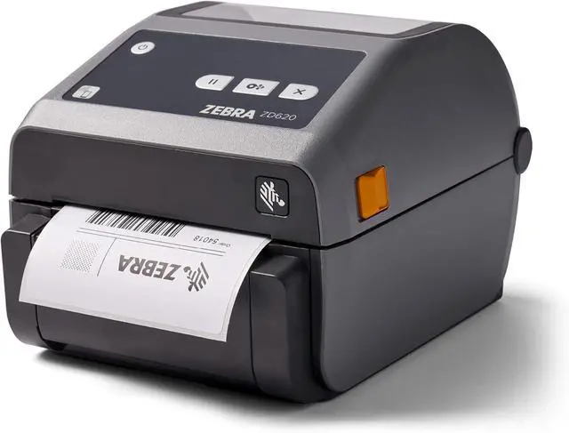 Main image of Ze bra ZD620d Direct Thermal Desktop Printer 203 dpi Print Width 4 in Ethernet Serial USB Peeler Preinstalled ZD62042-D11F00EZ