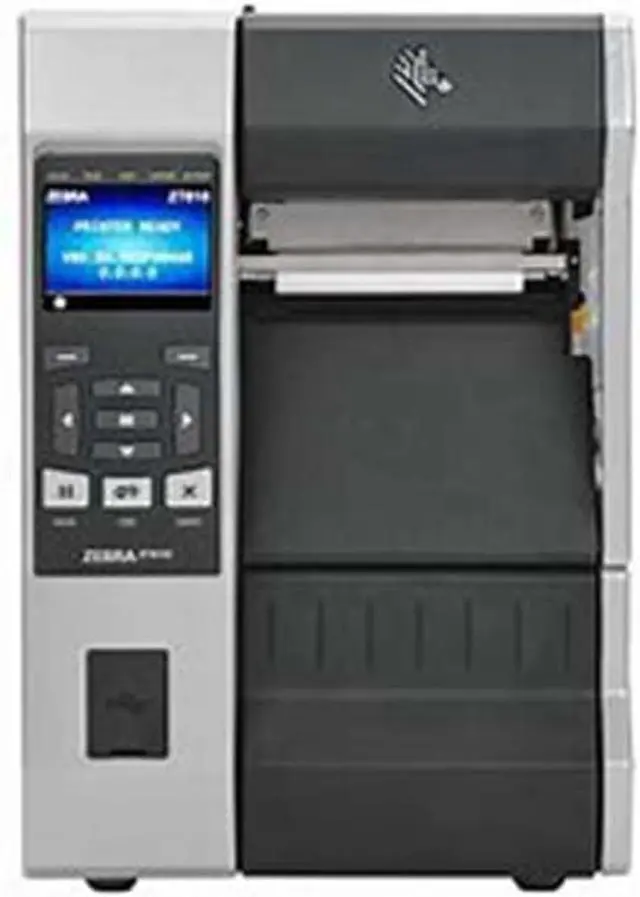 Alt view image 2 of 2 - Ze bra ZT610 Thermal Transfer Label Printer Print Width 4 inches (104mm) USB 2.0 RS-232 Serial Port,Gigabit Ethernet,Bluetooth4.0 for Industrial Production ZT61043-T290100Z (300DPI with rewinder)