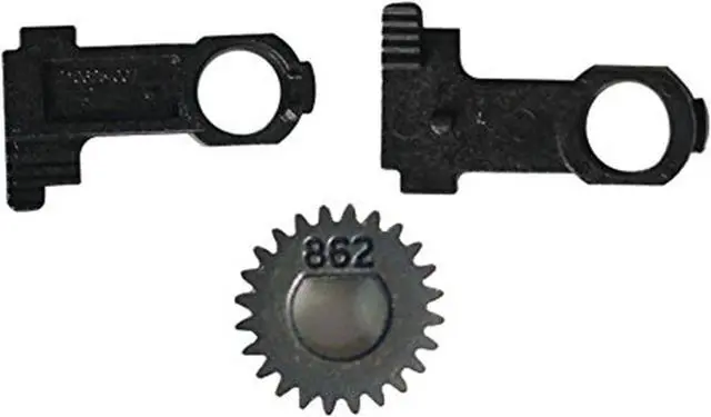 Alt view image 3 of 4 - 105934-034 Platen Roller with Bearings and Gear Compatible for Ze bra GK420D GX420D GK430D GX430D ZP450 ZP500 ZP505 ZP550 Thermal Label Printer