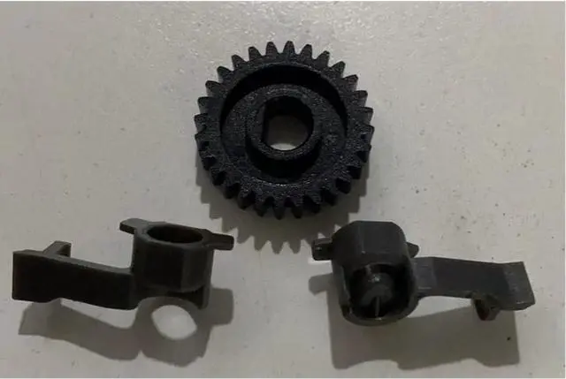 Alt view image 3 of 3 - Compatible P1112640-216 Platen Roller with Bearings and Gear for Ze bra ZD421 203dpi Thermal Transfer Printer