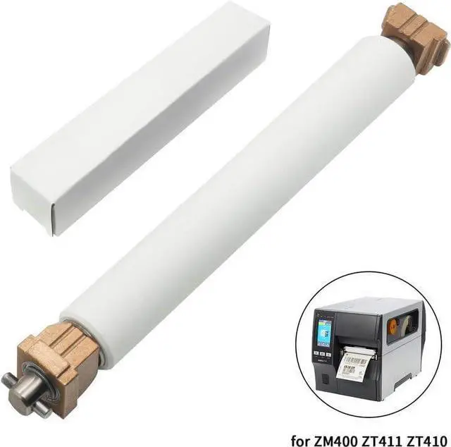 Alt view image 2 of 7 - Platen Roller for Ze bra ZM400 ZT410 ZT411 Thermal Label Bar code Printer,Label Maker Roller Support Printer P/N:79815M P1058930-080, (with Gear)